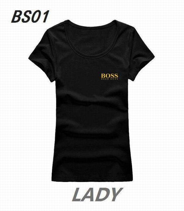 BOSS short round collar T woman S-XL-011